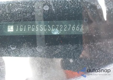 2012 Chevrolet Cruze 2Lt from USA, damaged, VIN 1G1PG5SC3C7227668